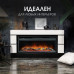 Линейный электрокамин Modern 42 белый с очагом Vision 42 LOG LED Линейный электрокамин Modern 42 белый с очагом Vision 42 LOG LED